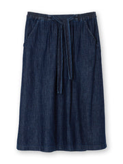 Okeford midi denim skirt