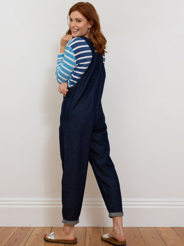 Rempstone denim dungarees