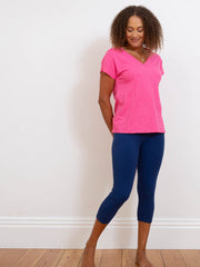 Holt cropped leggings navy