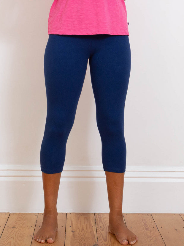 Holt cropped leggings navy