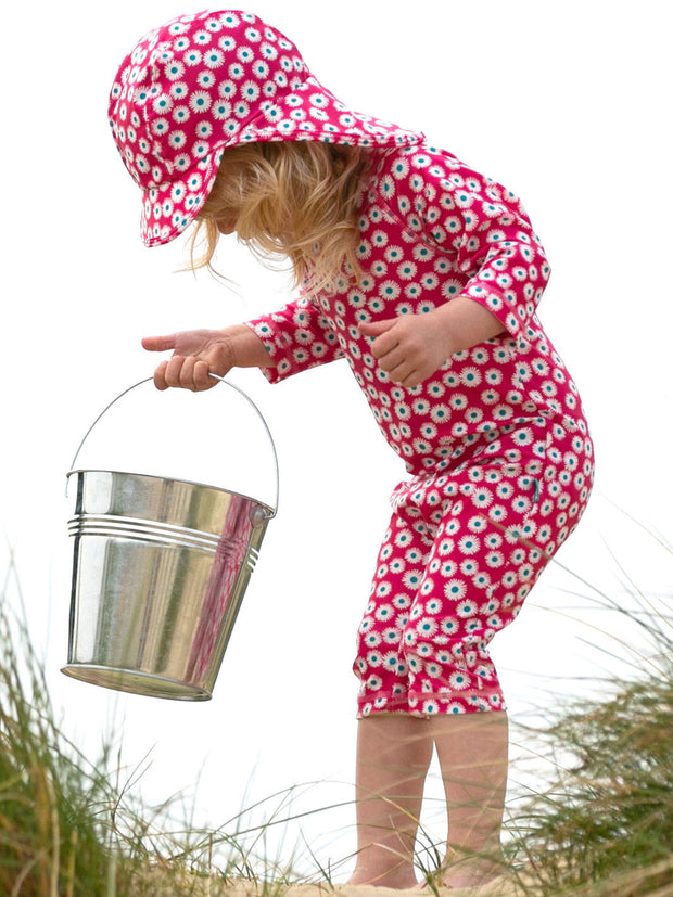 Kite - Girls  Daisy Bell beach hat pink - UPF 50+ protection