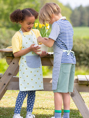 Sunflower dot apron