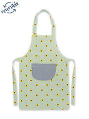 Sunflower dot apron