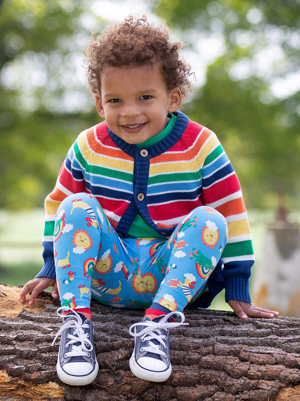 Rainbow cardi