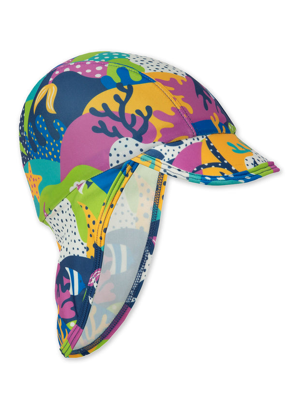 Coral reef beach hat