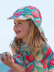 Shell seeker beach hat