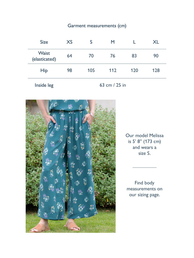 Melbury woven trousers bouquet belle