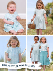 Ryall slub jersey dress heritage floral
