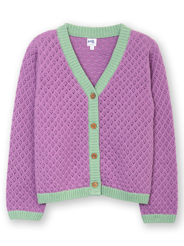 Shapwick knit cardigan lilac