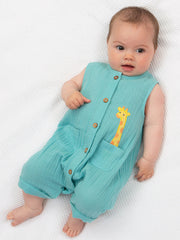 Hello giraffe dungarees