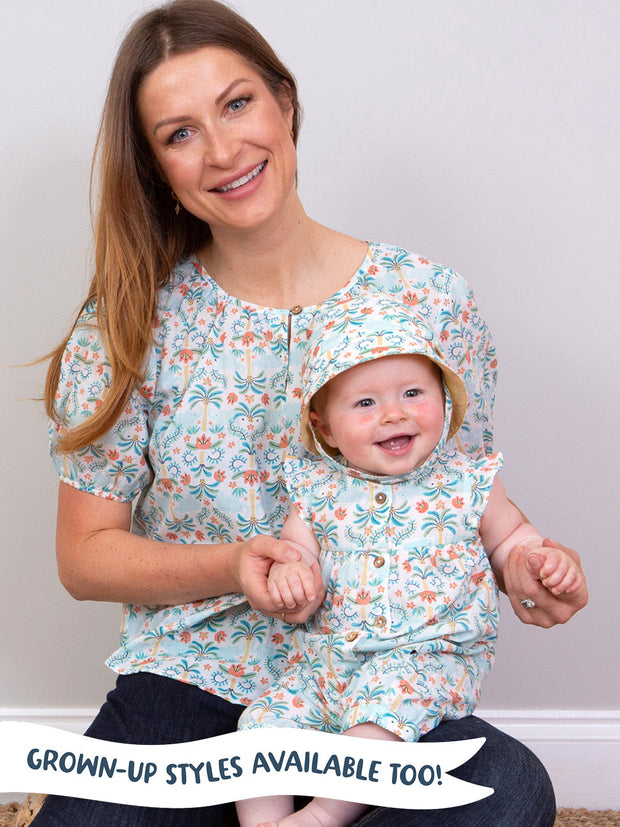 Ele oasis shirred dress