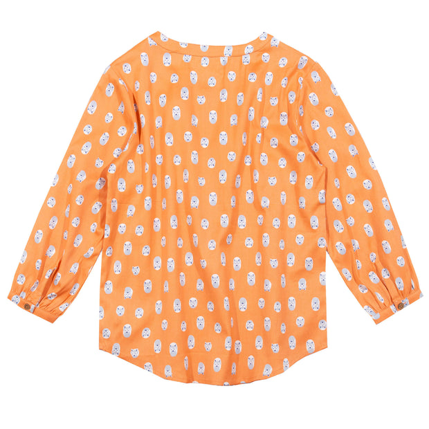 Flat shot of carey blouse little cub