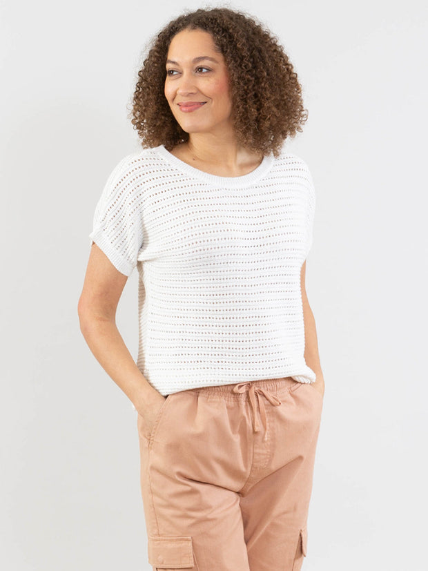 Haven knit top cream
