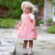 Girl in dolphin socks