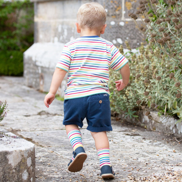 Boy in yacht shorts