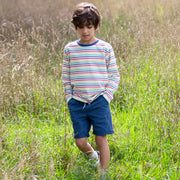 Boy in yacht shorts