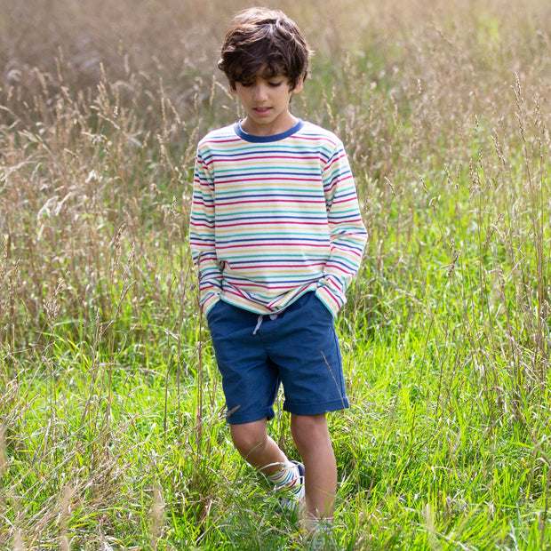 Boy in yacht shorts
