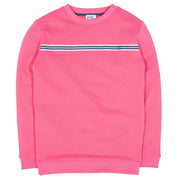Flat shot of whitecliff sweatshirt pink