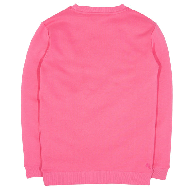 Flat shot of whitecliff sweatshirt pink