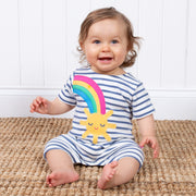 Baby in sunshine romper