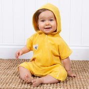 Baby in little joey beach cover-up