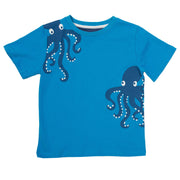 Flat shot of octopus t-shirt