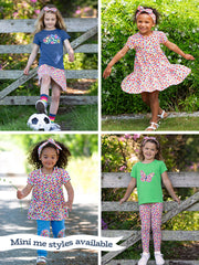 Alum jersey top flower time