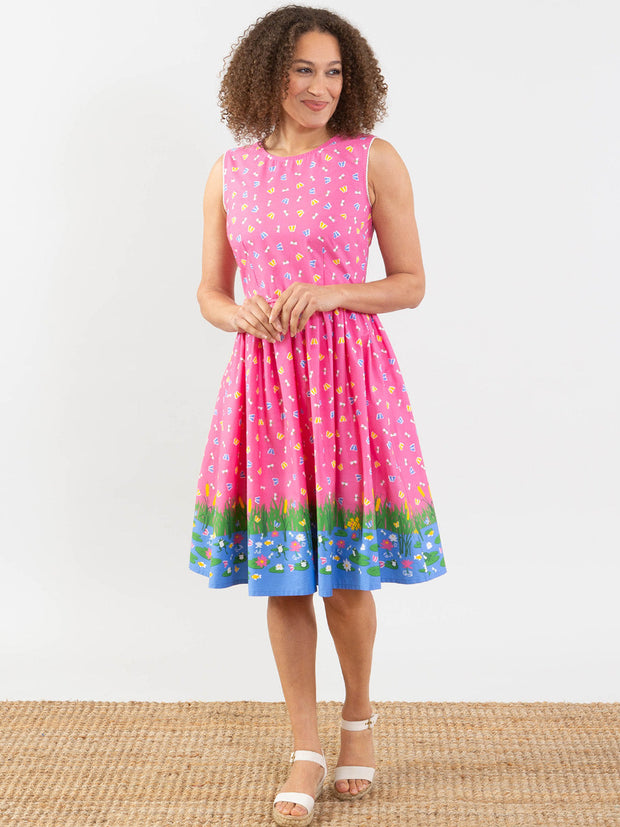 Chesil dress water lily