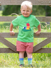 Rainbow caterpillar t-shirt
