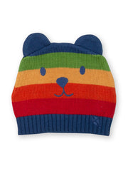 Rainbow knit hat