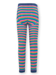 Rainbow knit leggings
