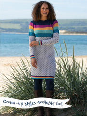 Moonbow knit dress