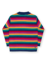 Rainbow stripe jumper
