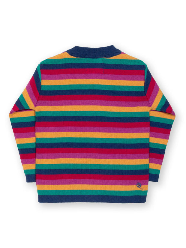 Rainbow stripe jumper