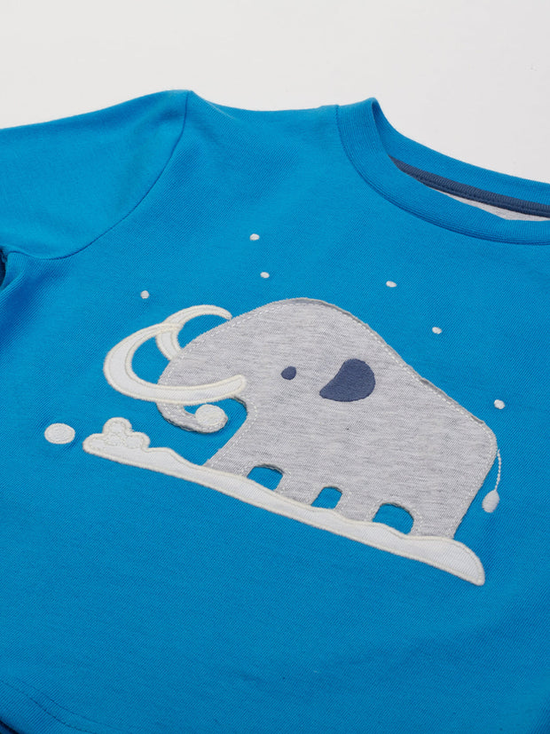 Snowy mammoth t-shirt