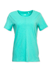 Kite - Womens organic Sandford slub jersey top spearmint green - T-shirt neck