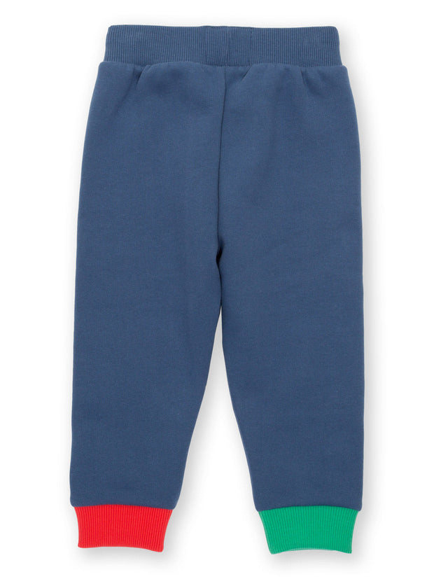 Kite - Boys organic port & starboard joggers navy blue - Elasticated waistband with adjustable ties