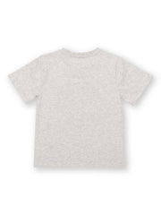 Kite - Boys organic telescope tales t-shirt grey - Placement print - Short sleeved