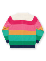 Kite - Girls organic rainbow cardi - Midweight knitwear