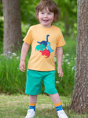 Kite - Boys organic Corfe shorts green - Heavy single jersey - Elasticated waistband with adjustable ties