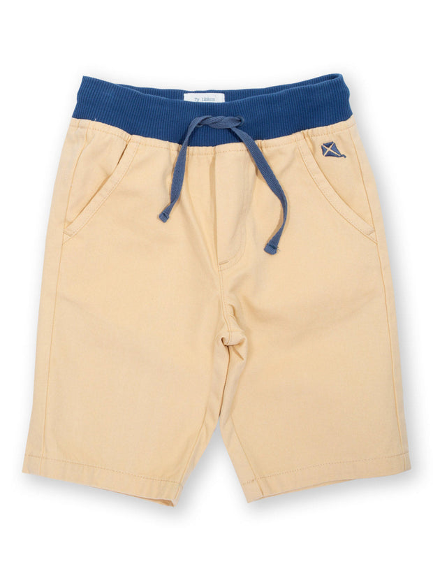 Kite - Boys organic yacht shorts stone beige - Twill - Elasticated waistband with adjustable ties
