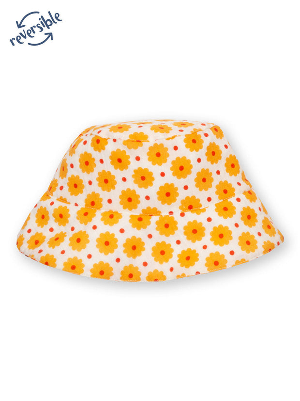 Kite - Girls organic groovy sun hat - Fully reversible