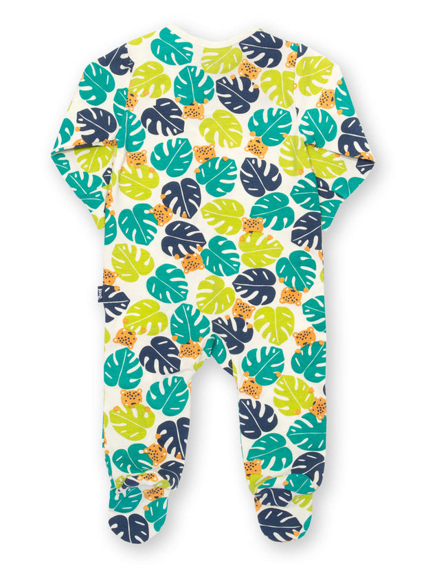 Kite - Baby organic jungle cub sleepsuit - Zip opening with zip guard