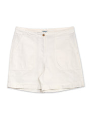 Bradpole twill chino shorts ecru