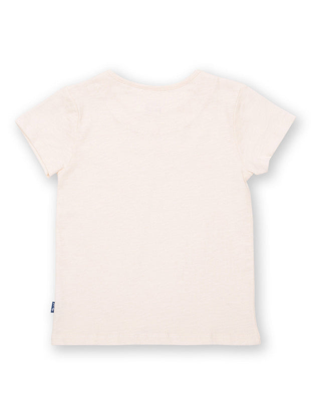 Kite - Girls organic together t-shirt cream - Single jersey slub - Short sleeved