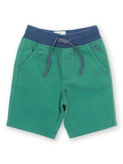 Kite - Boys organic yacht shorts green - Twill - Elasticated waistband with adjustable ties