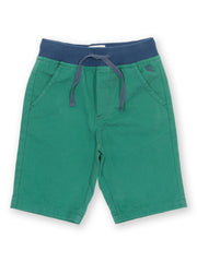 Kite - Boys organic yacht shorts green - Twill - Elasticated waistband with adjustable ties