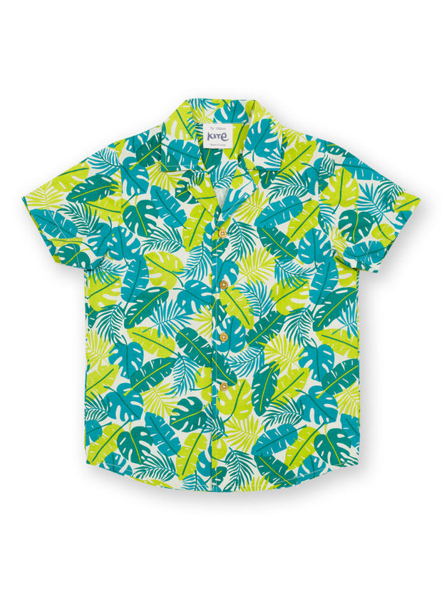 Kite - Boys organic jungle shirt - Short sleeved