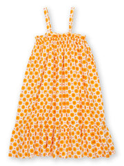 Kite - Girls organic groovy dot sundress yellow - Straps