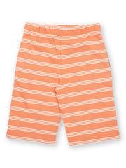 Kite - Boys organic Corfe shorts brick - Yarn dyed stripe - Elasticated waistband with adjustable ties